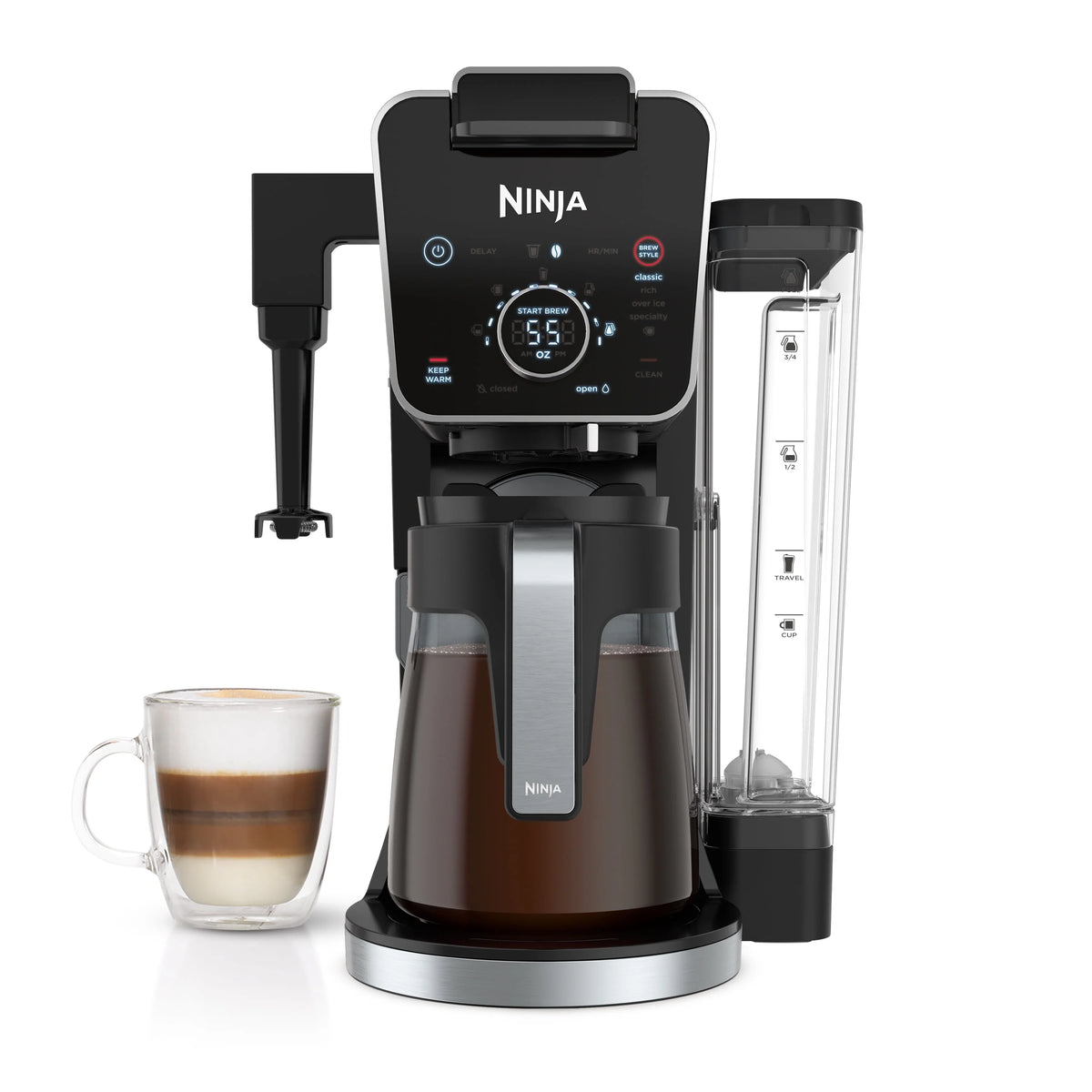 12-Cup Drip Coffee Maker with Glass Carafe R943
