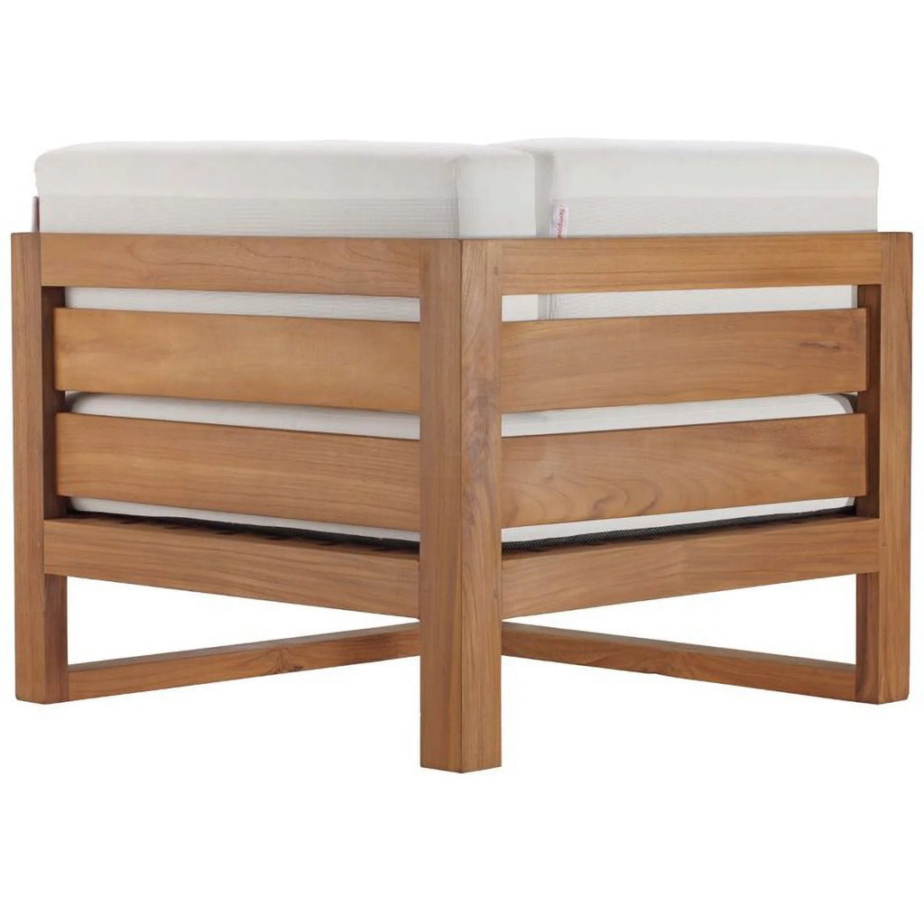 3 Piece Solid Teak Wood Patio Sectional J156