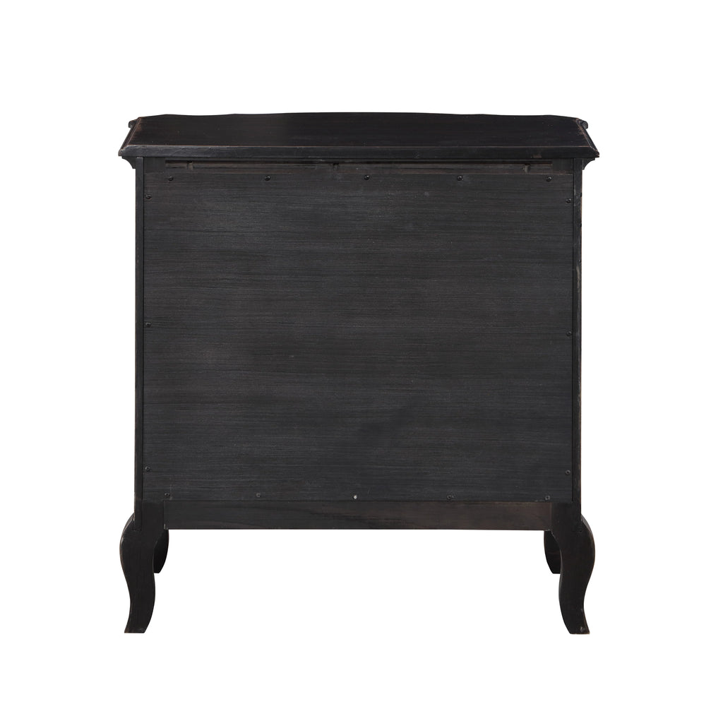 3-Drawer Contemporary Wood Nightstand N95309