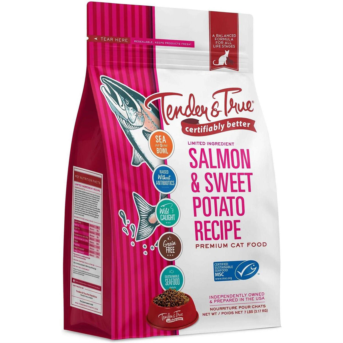 Salmon & Sweet Potato Recipe Dry Cat Food L6862