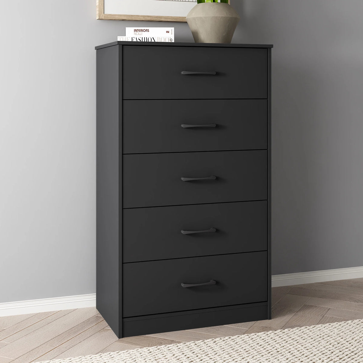 White 5 Drawer Dresser K227