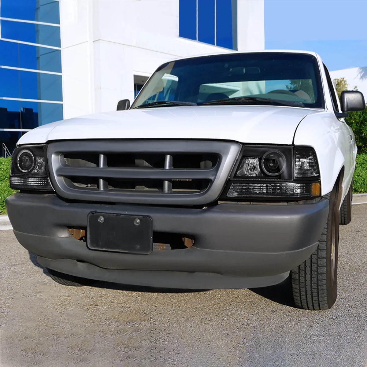 Black Projector Headlights Pair C2595