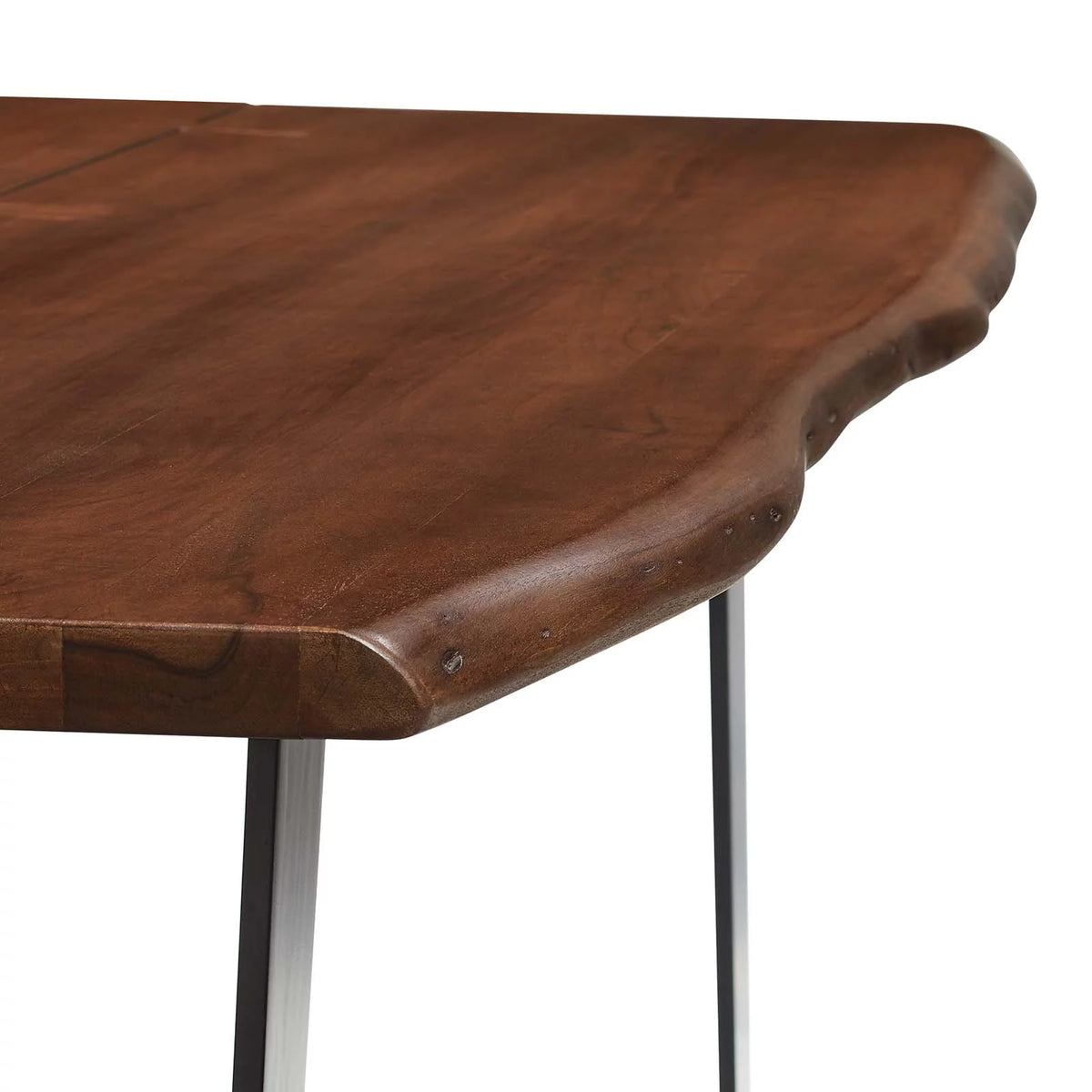 60" Live Edge Acacia Wood Dining Table M971513