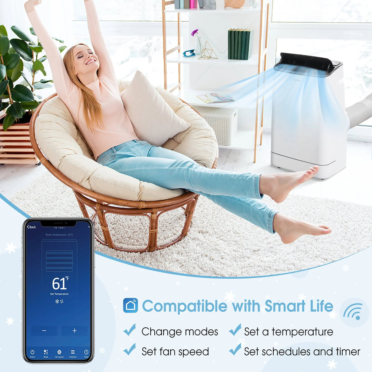 15000 BTU Portable Air Conditioner M72693