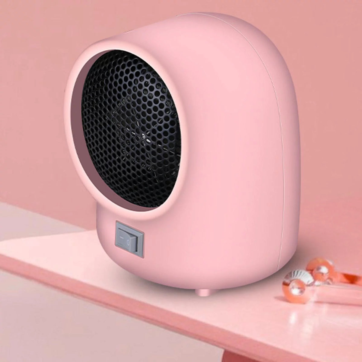 Pink 400W Portable Electric Heater N284