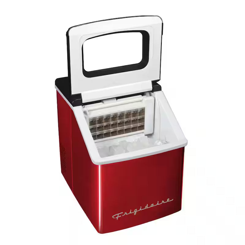 Red Freestanding Ice Maker L255
