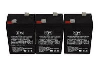 6V 4.5 Ah Medical Replacement Battery 3 Pack N344