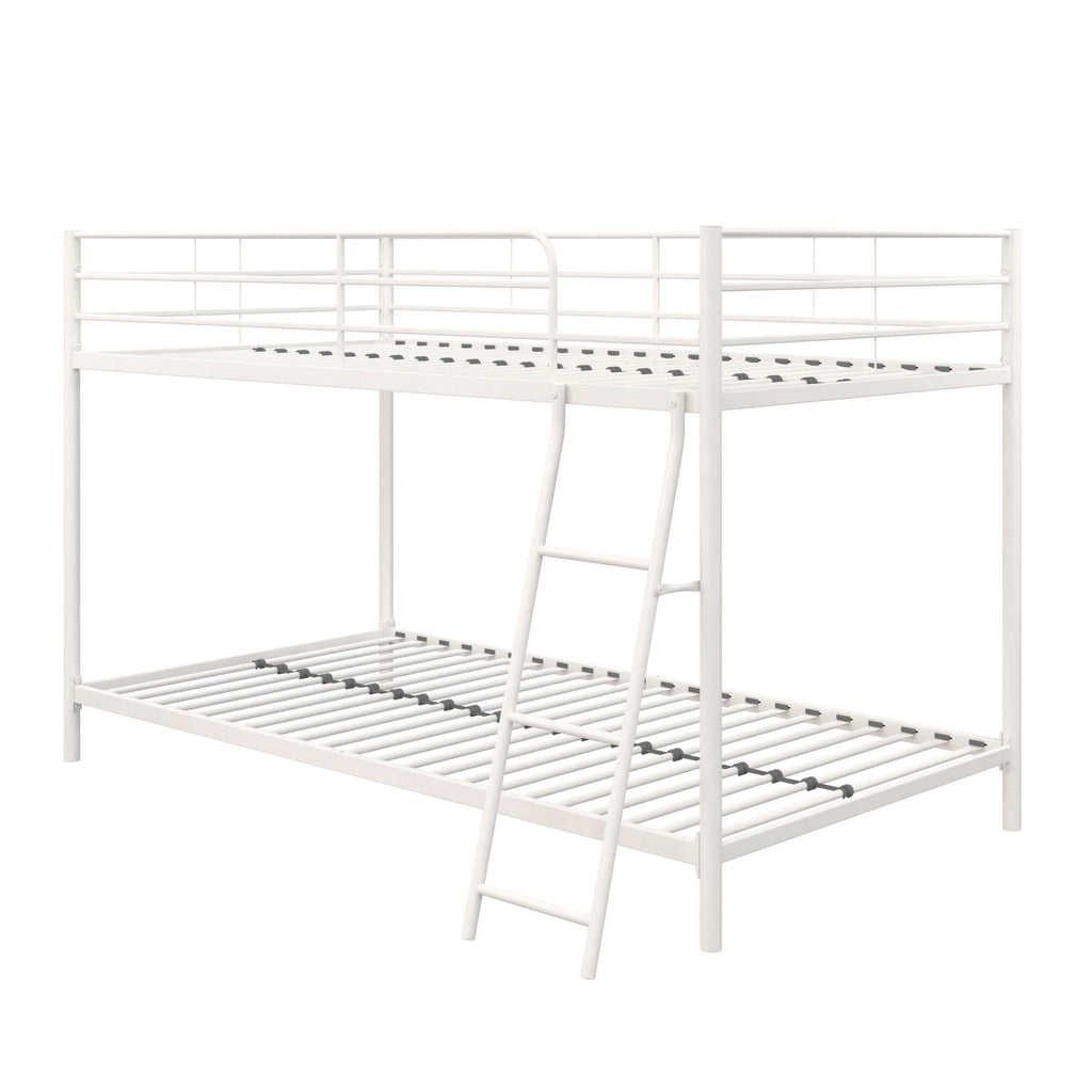 Black Twin-over-Twin Low Profile Bunk Bed R402
