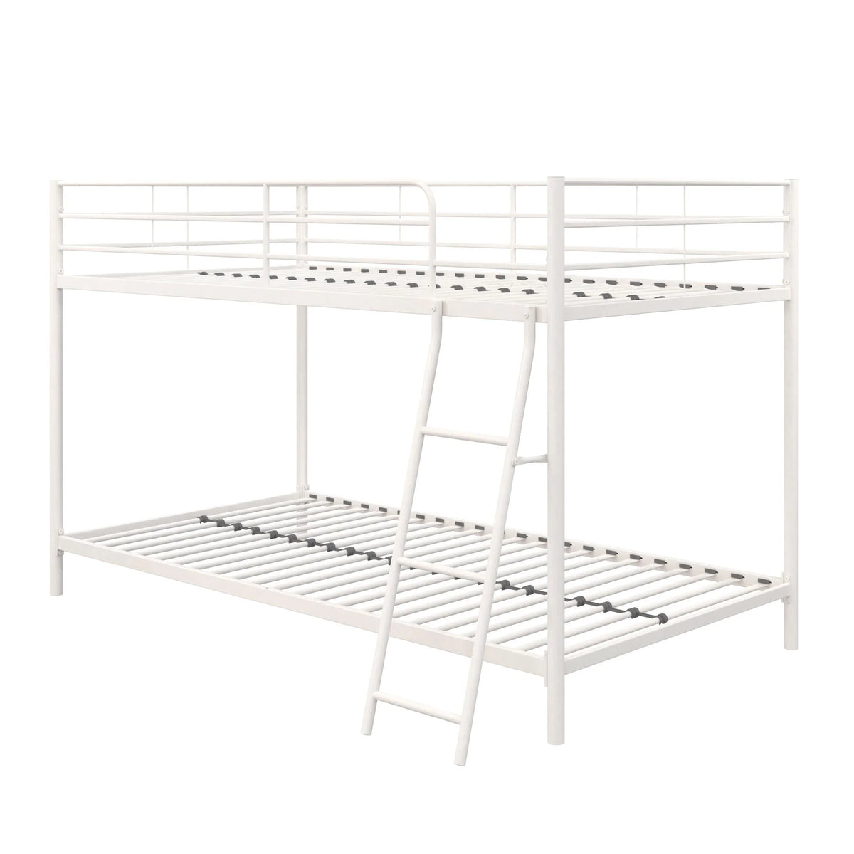 Black Twin-over-Twin Low Profile Bunk Bed R402
