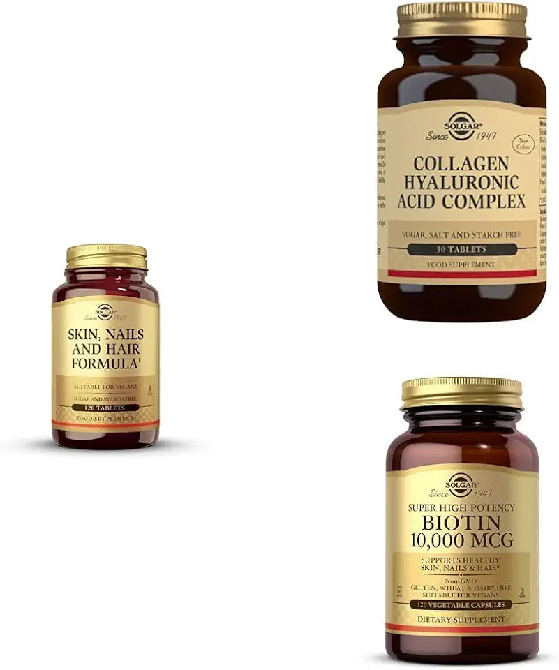 Hair Skin Nails Collagen Biotin 120 Tablets 30 Tablets 120 Capsules D362